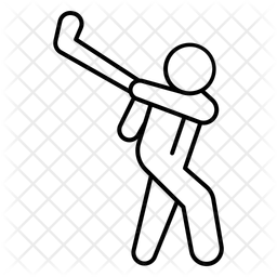 Rückhandschuss  Symbol