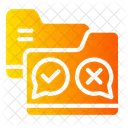 Feedbackschleife System Ordner Symbol