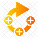 Feedbackschleife System Ordner Symbol