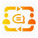 Feedbackschleife System Ordner Symbol