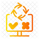 Feedbackschleife System Ordner Symbol