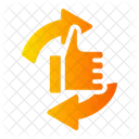 Feedbackschleife System Ordner Symbol