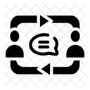 Feedbackschleife System Ordner Symbol