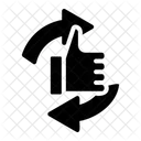 Feedbackschleife System Ordner Symbol