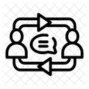 Feedbackschleife System Ordner Symbol