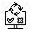 Feedbackschleife System Ordner Symbol