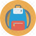 Schule Tasche Rucksack Symbol