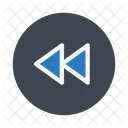 Ruckwarts Zuruck Video Symbol