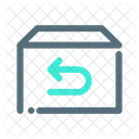 Rucksendekarton Rucksendeprodukt Rucksendepaket Symbol