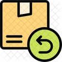 Rucksendekarton Rucksendepaket Rucksendekurier Symbol
