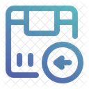 Rucksendekarton Karton Lieferung Symbol