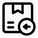 Rucksendekarton Karton Lieferung Symbol