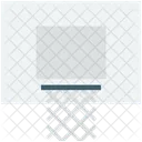 Ruckwand Basketball Tor Symbol