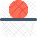 Ruckwand Basketball Tor Symbol