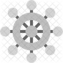 Rudder Steering Device Icon