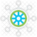 Rudder Steering Device Icon
