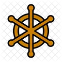 Rudder Ship Wheel Ship Steering Wheel Icon