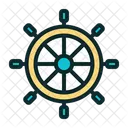 Rudder Ship Wheel Ship Steering Wheel Icon