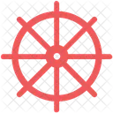 Rudder Ship Wheel Ship Steering Wheel Icon