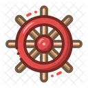 Rudder Ship Wheel Icon
