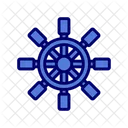 Rudder Summer Boat Icon