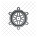 Rudder Captain Boat Icon