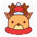 Rudolf Reindeer Deer Icon