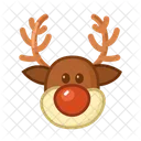 Rudolph Reindeer Deer Icon