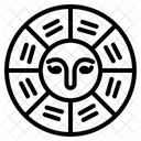 Rueda Del Zodiaco Icono