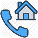 Immobilien Eigentum Anruf Icon