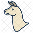 Lama Tier Zoo Symbol