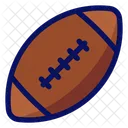 Rugby American Football Rugby Ball Icon