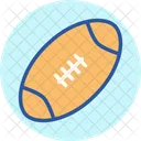 Rugby Football Ball Icon