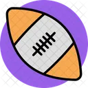 Rugby American Ball Champion Icon
