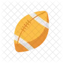 Rugby Ball Flat Icon