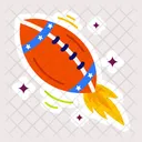 Rugby Ball American Football American Ball Icon