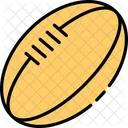 Rugby Ball Rugdy Ball Rugby Equipment Icon