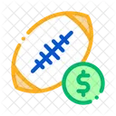 Rugby Ball Betting Icon