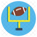 Rugby American Football Sports Tool Icon