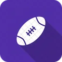 Rugby Football Ball Icon