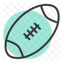 Rugby Football Ball Icon