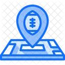 Rugby Location  Icon