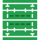 Rugby Pitch Sport Play Icon