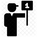 Rugby Schiedsrichter Schiedsrichter Symbol