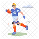 Rugby Spieler  Symbol