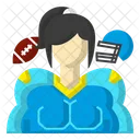 Amerika Avatar Fussball Symbol