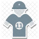 Rugby Spieler Fussball Symbol