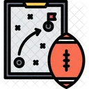 Rugby Strategy American Football Strategy Ball Icon