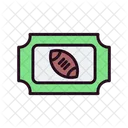 Rugby Ticket  Icon