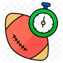 Rugby Time Play Time American Football Icon